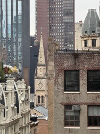 Beautiful view from our balcony - Empire State Building is just to the left off frame.