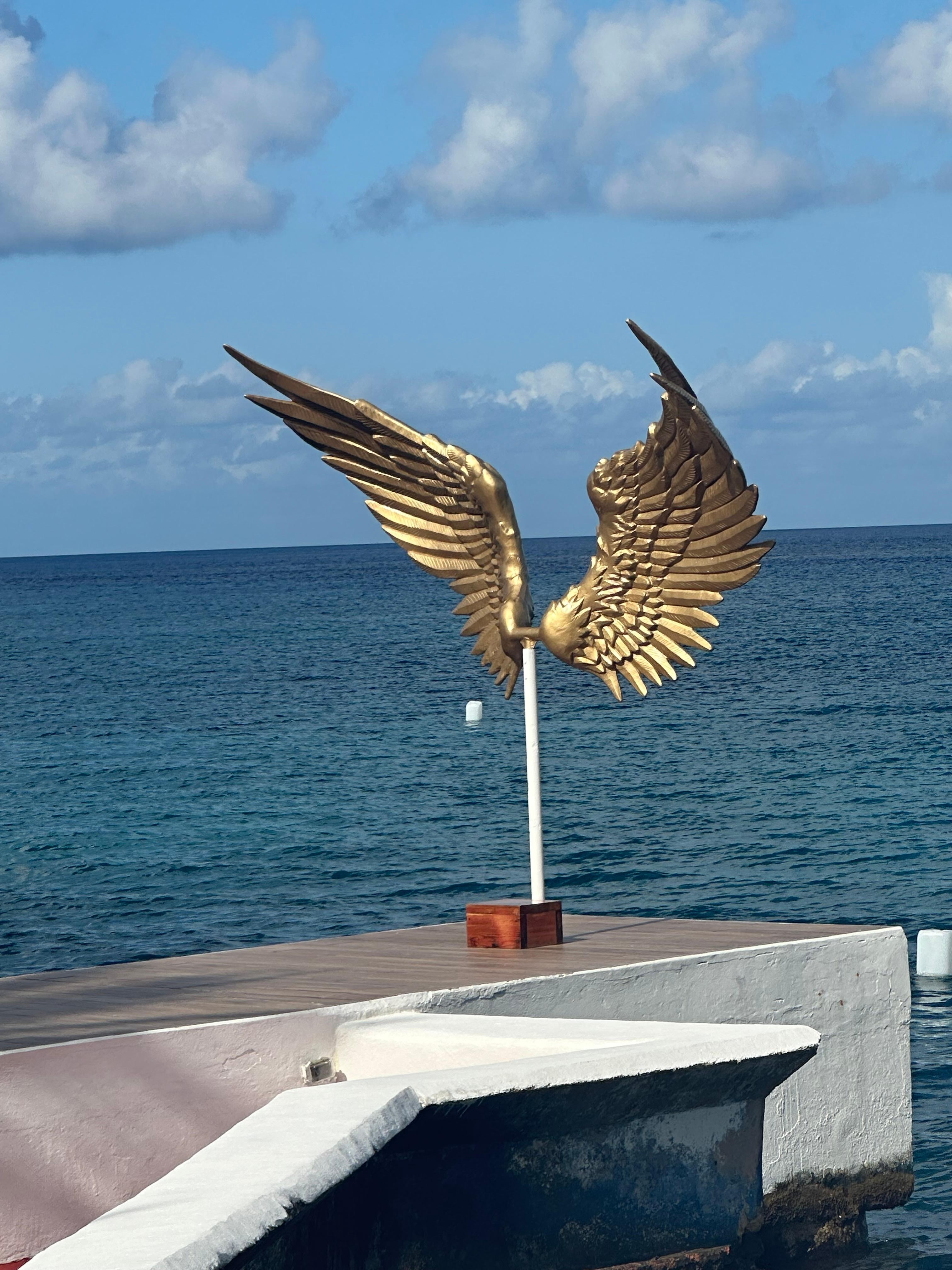 The angel wings was a great thing to see. They use to have a gazebo there. We got married in that gazebo. The angel wings made me cry. My mom loved angels. She had already passed way when we wed there. 
