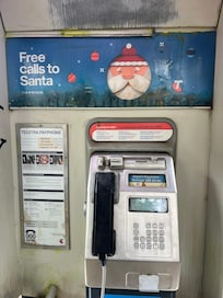 On the sidewalk out front