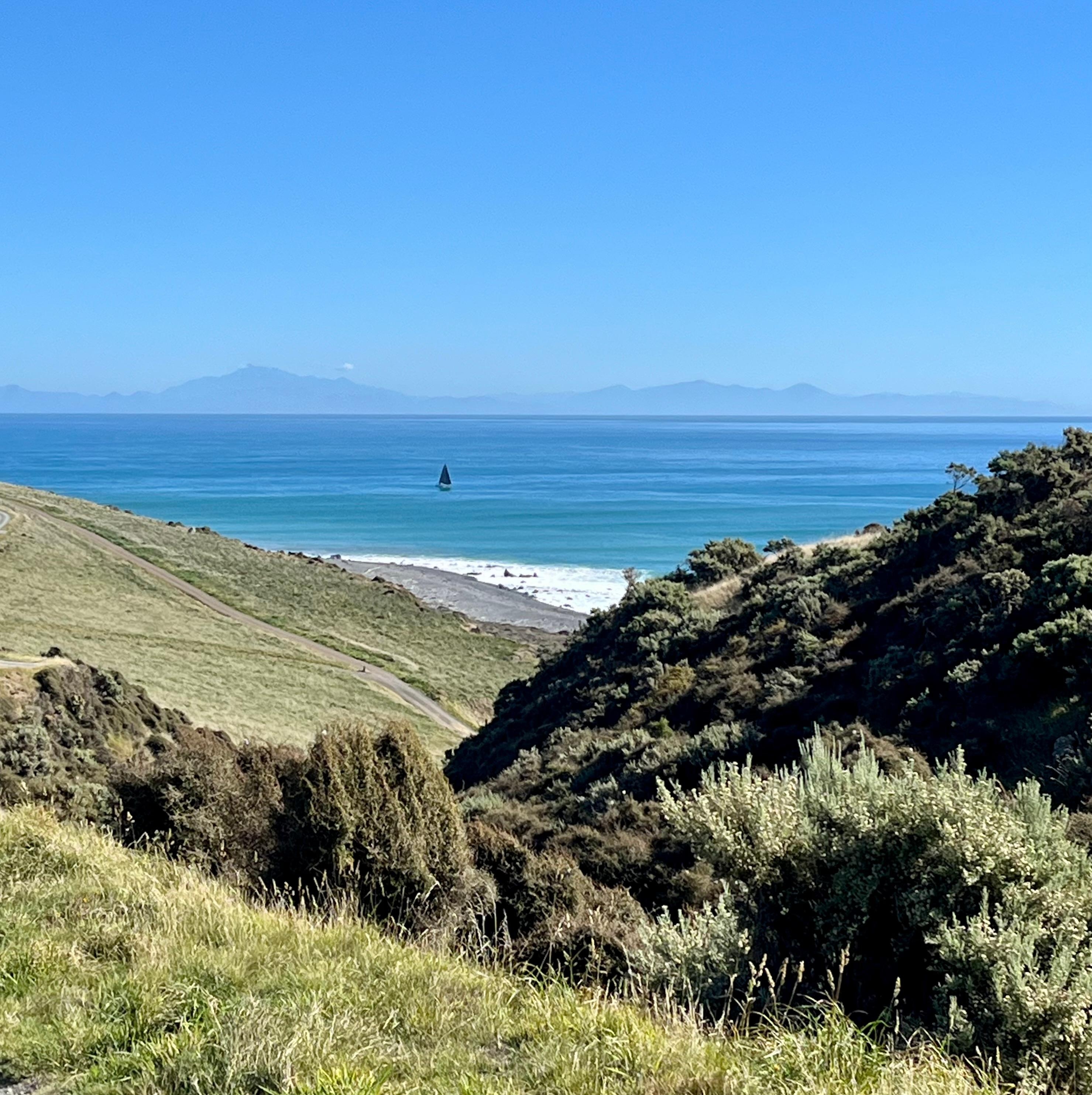 Sailing across Cook Straight