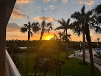 Sunsets from the balcony