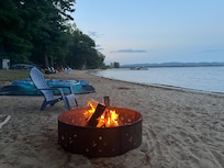 Campfire on the beach