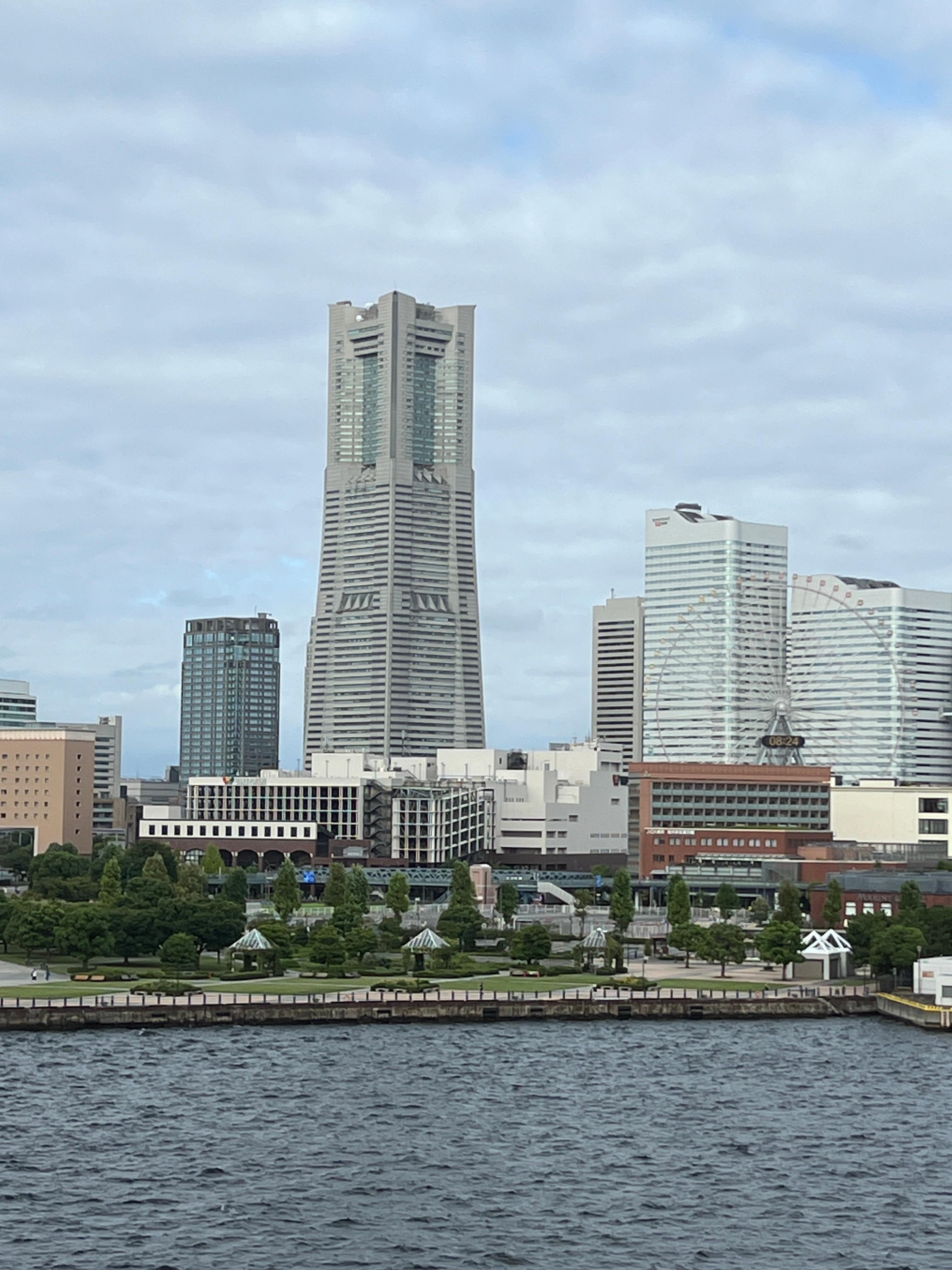 Yokohama Royal Park hotel view from Cruise