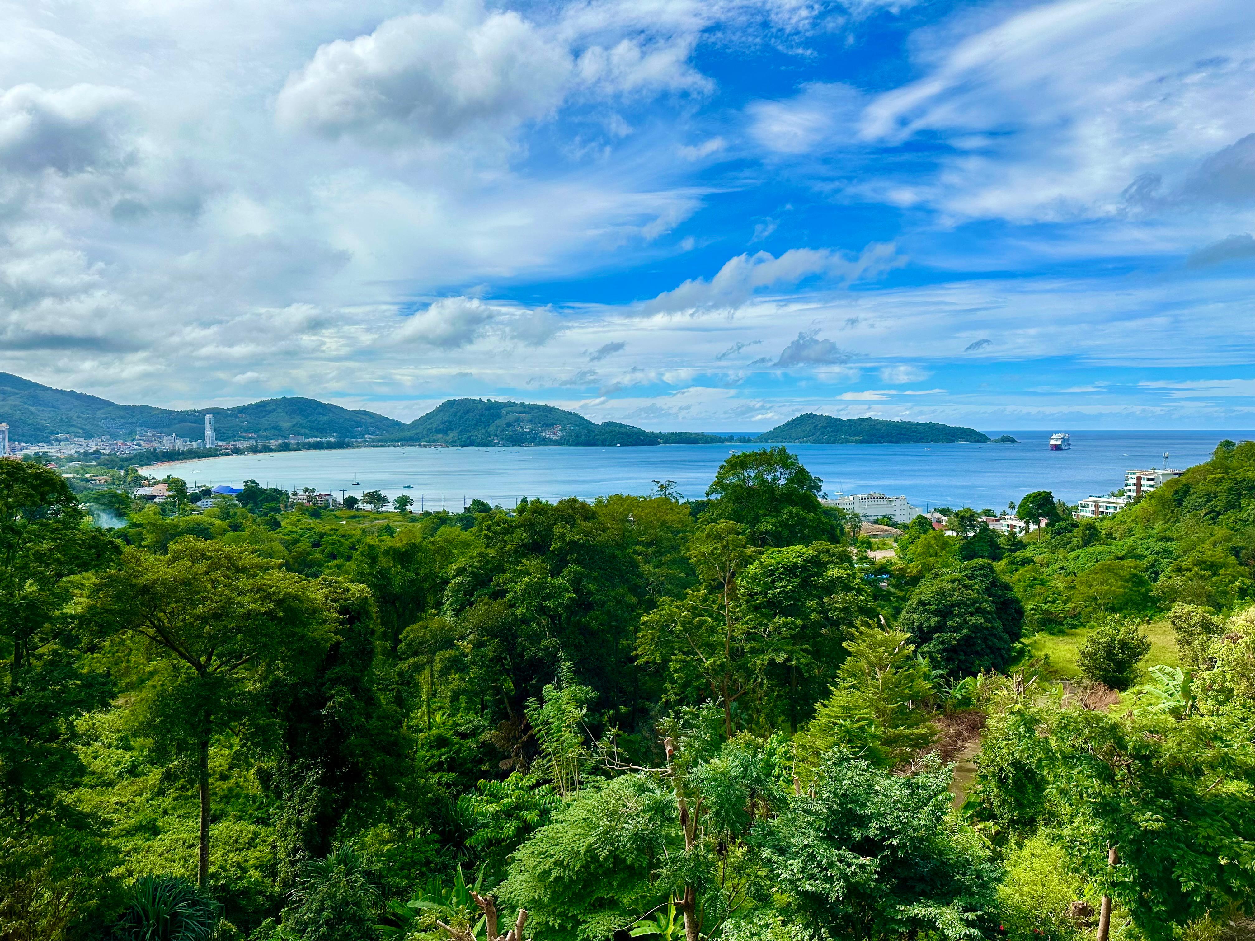 The bay and Patong Beach