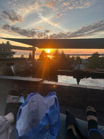 View from the back deck