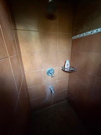 One of two showers that did not work.