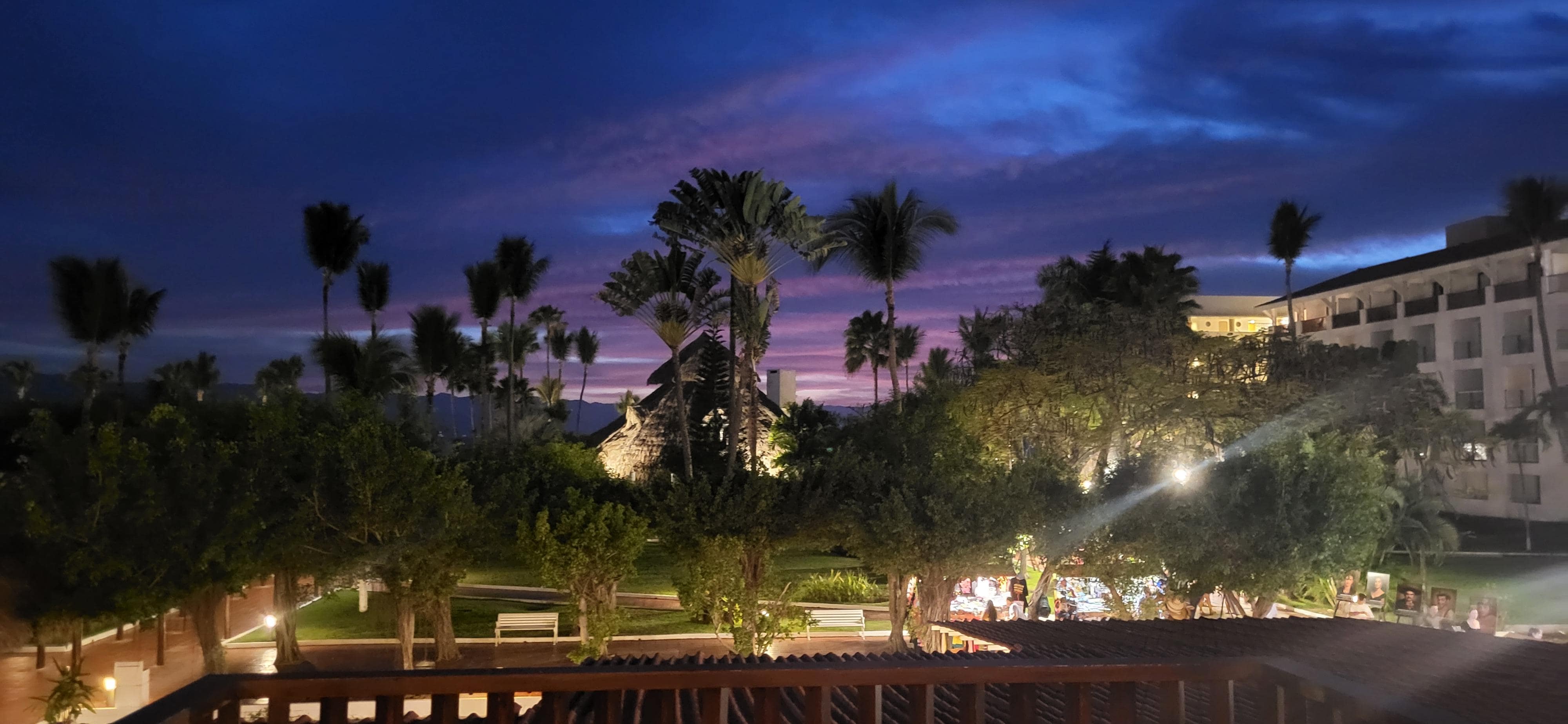 View from lobby bar.