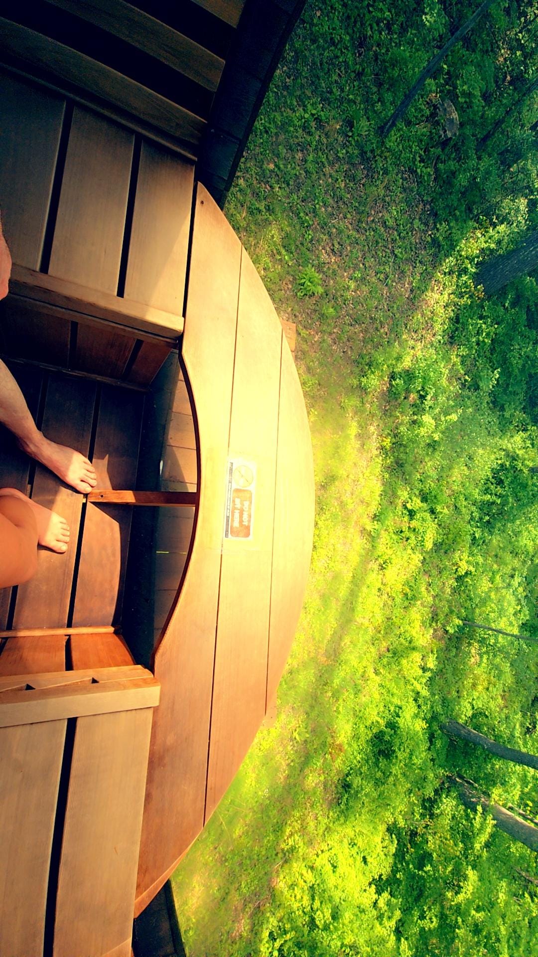 These are the wonderful saunas on site for rent.Half hr is 89.99 where as 1 full hr is 106.00