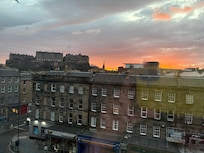 Sunrise in Edinburgh.