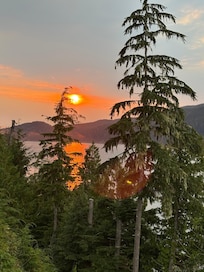 Sunset from the deck