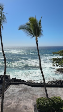View from our lagoon tower ocean view room