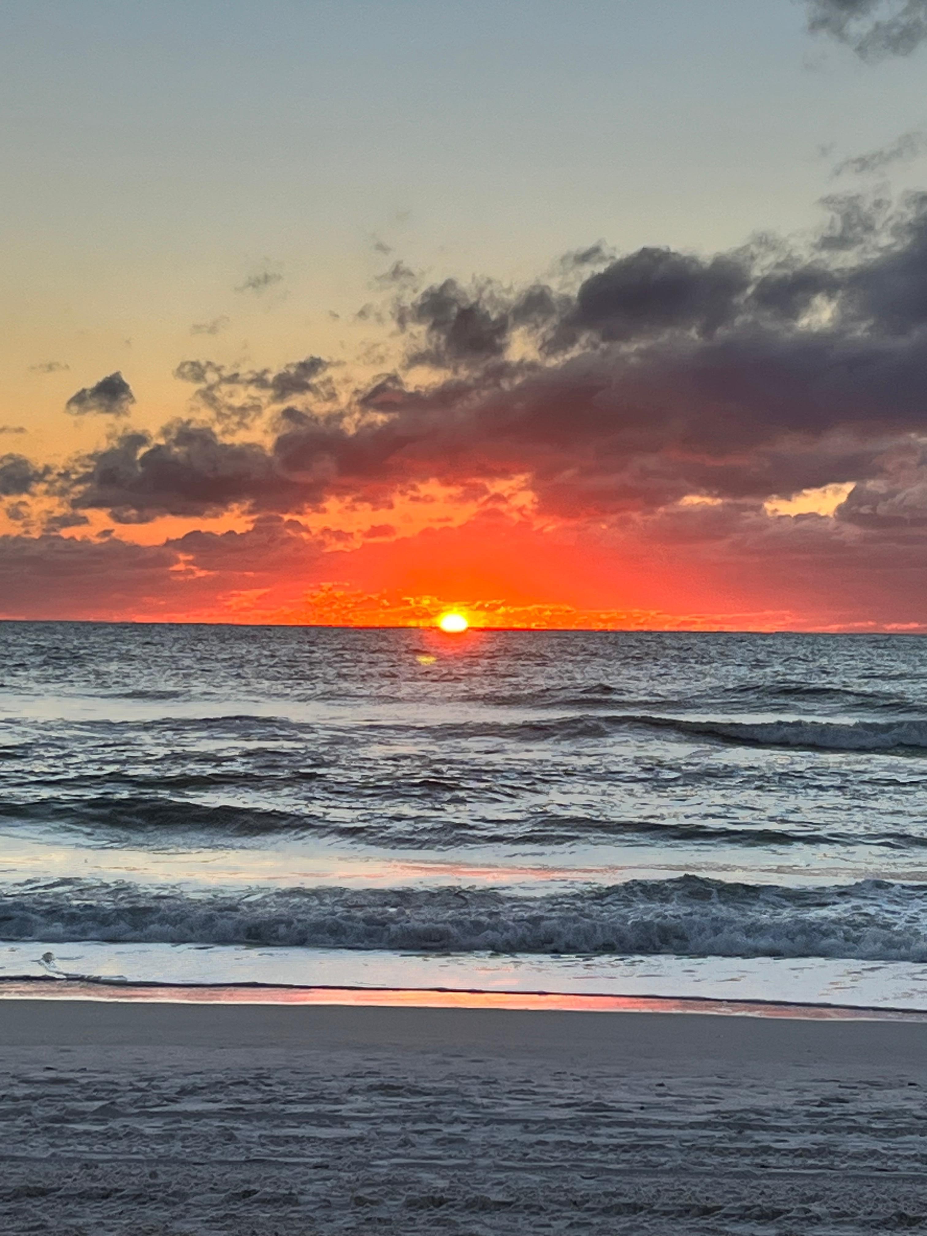 Sunset at Coquina Beach