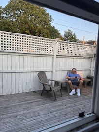 Back porch.