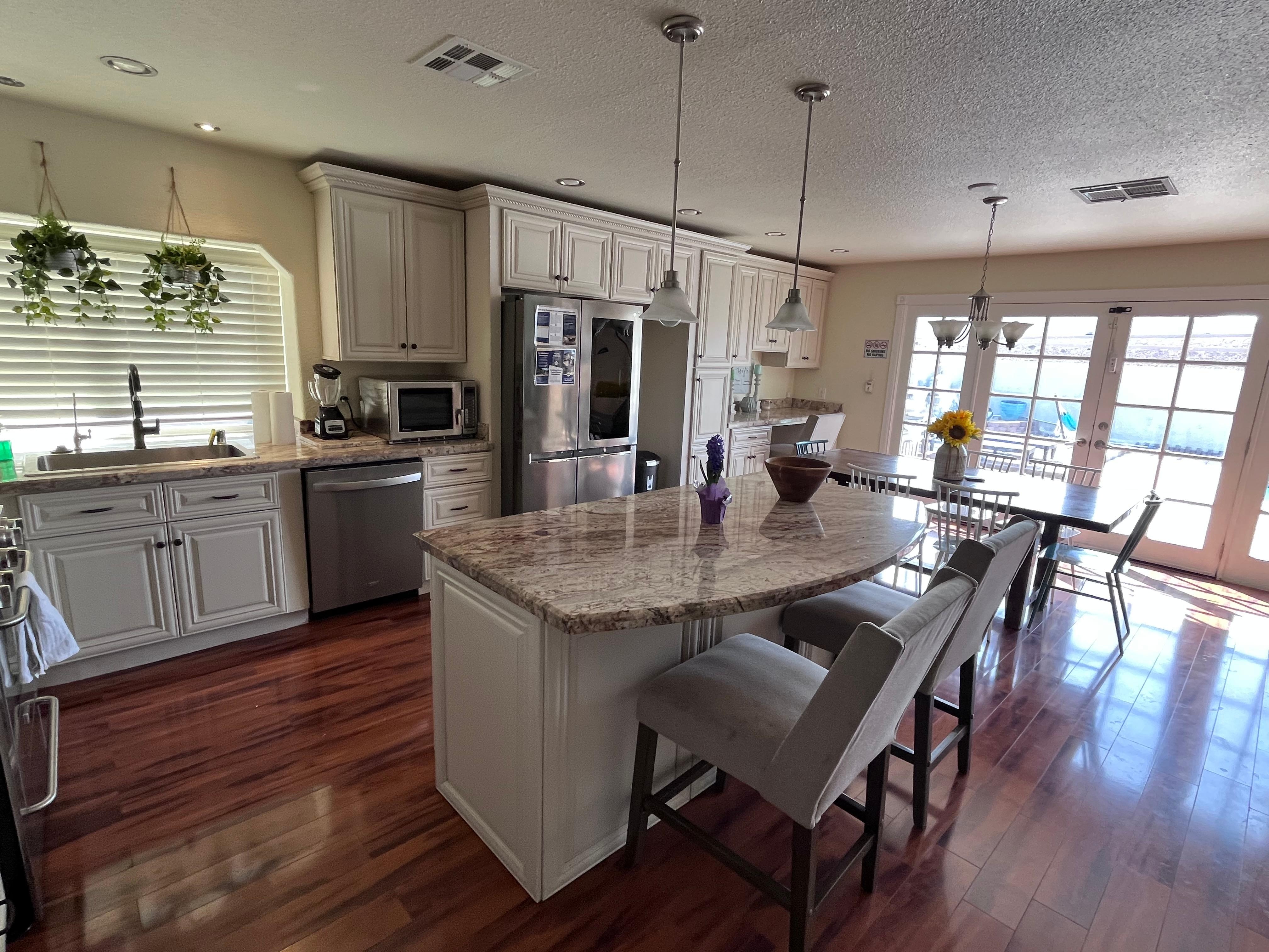 There are two perfect places to sit and peruse a laptop, and we used both. 