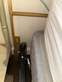 King bed frame not fit for mattress; unstable