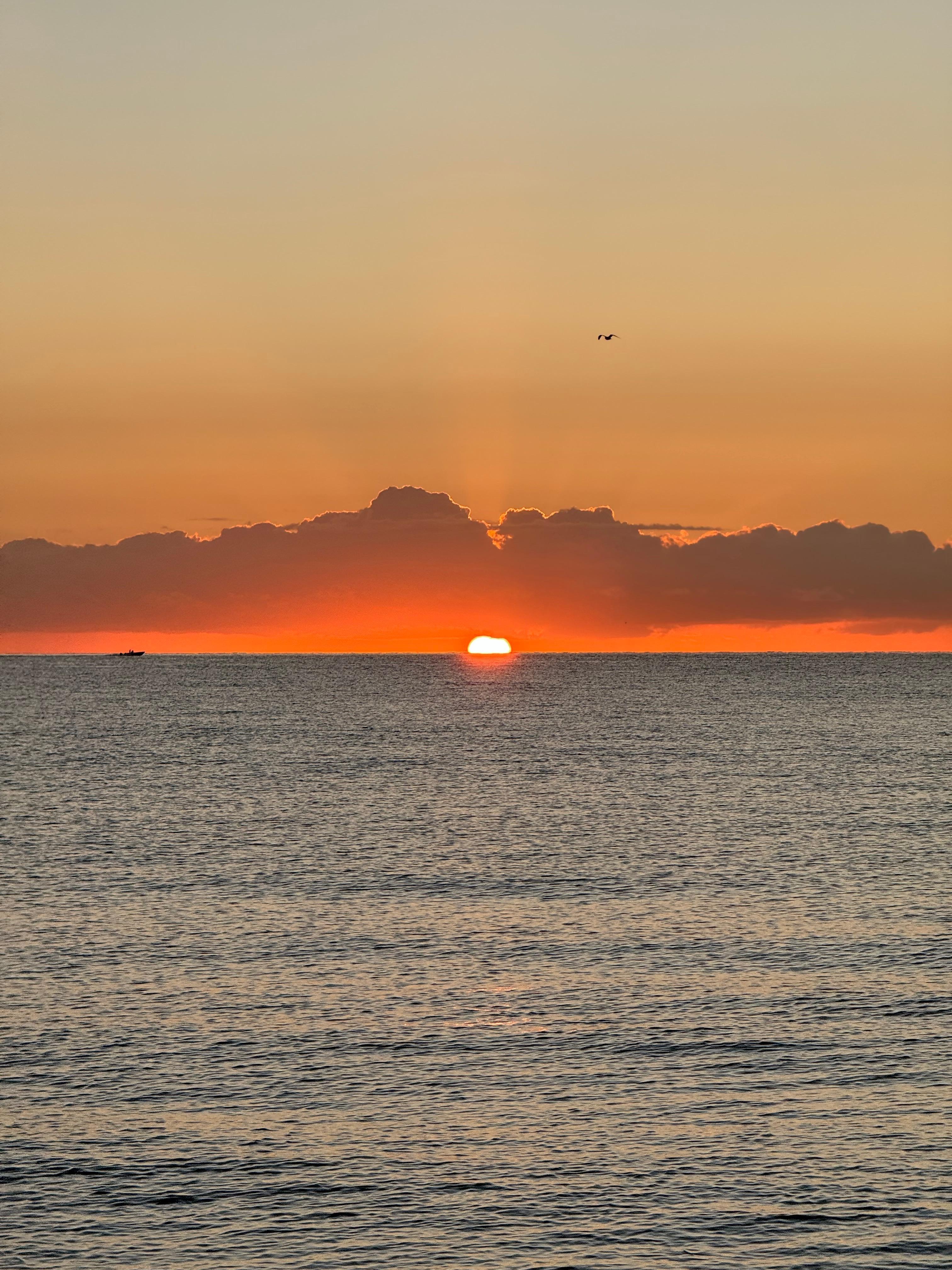 Sunrise before breakfast 