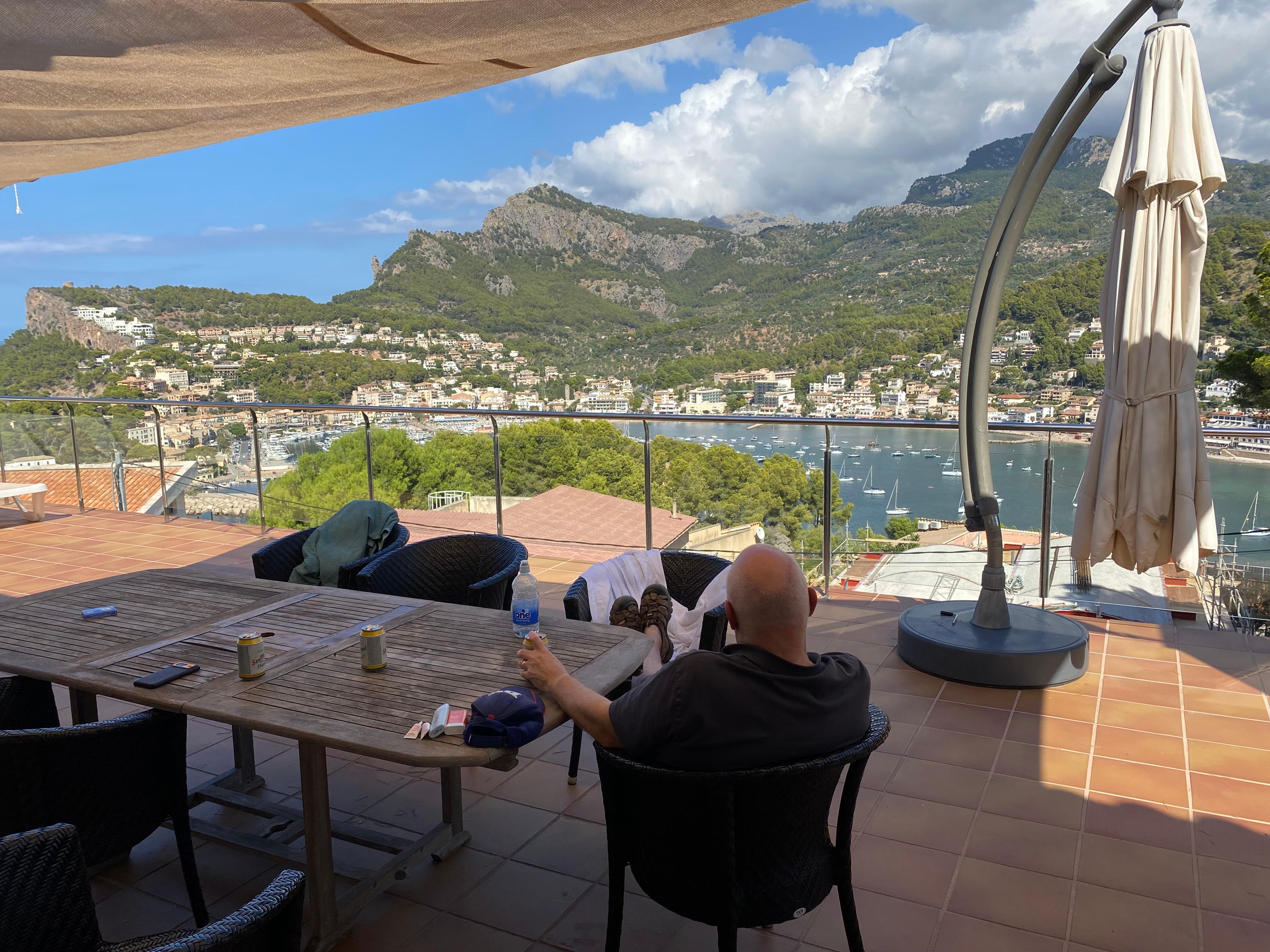 View from the terrace 