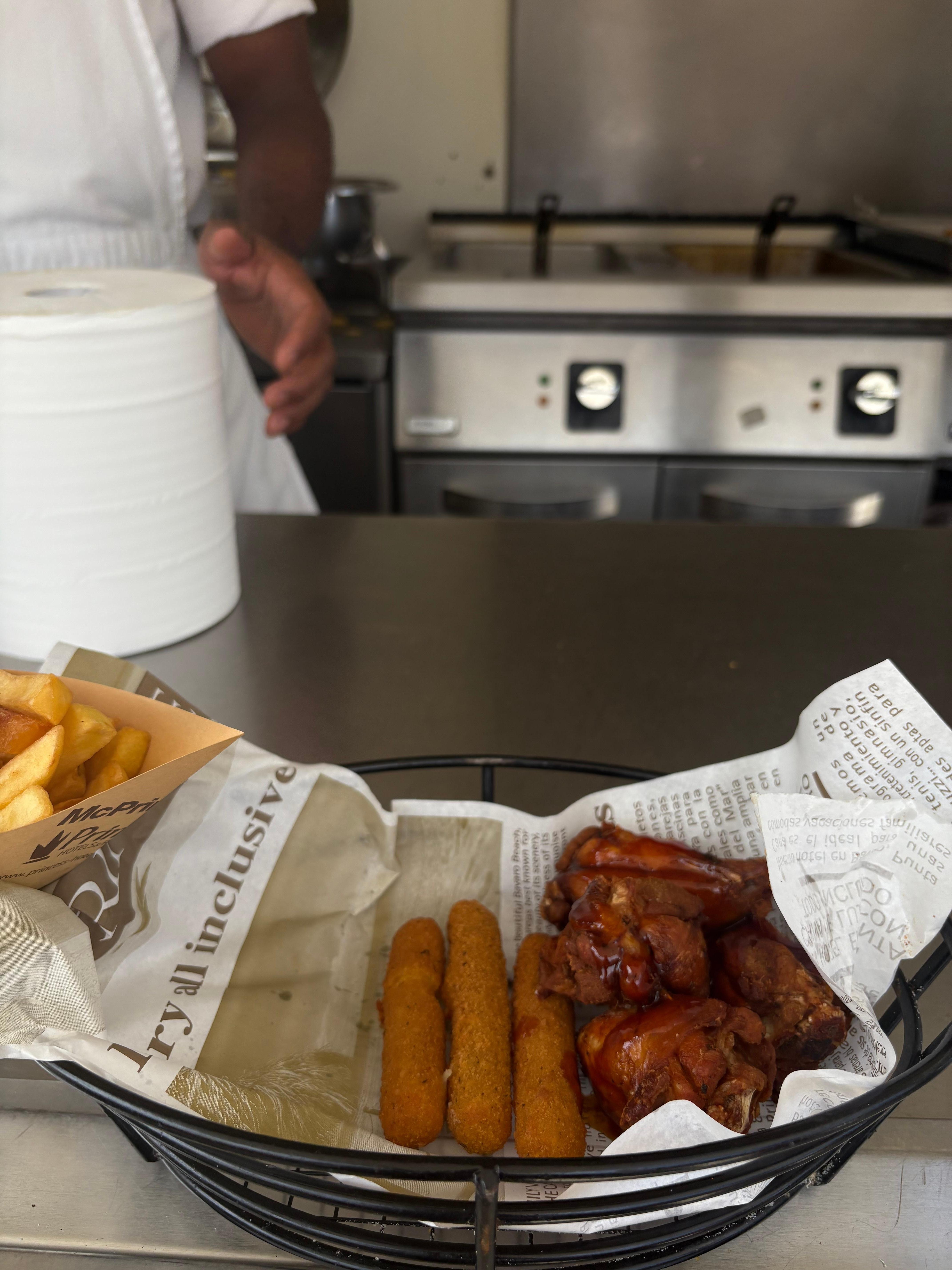 Food at the food truck; pretty mid 