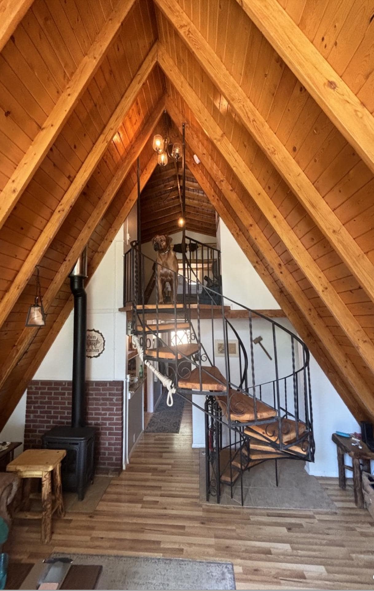 interior of cabin is just lovely