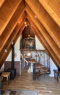 interior of cabin is just lovely