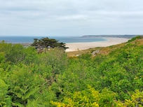 Vue du jardin de l'hôtel