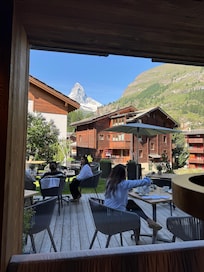 Breakfast outdoor area