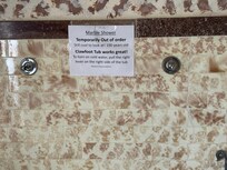 Bathroom facilities out of order