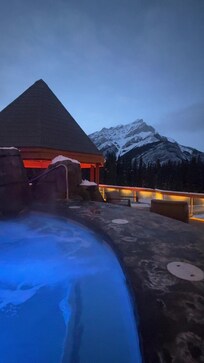 View at night from the roof!