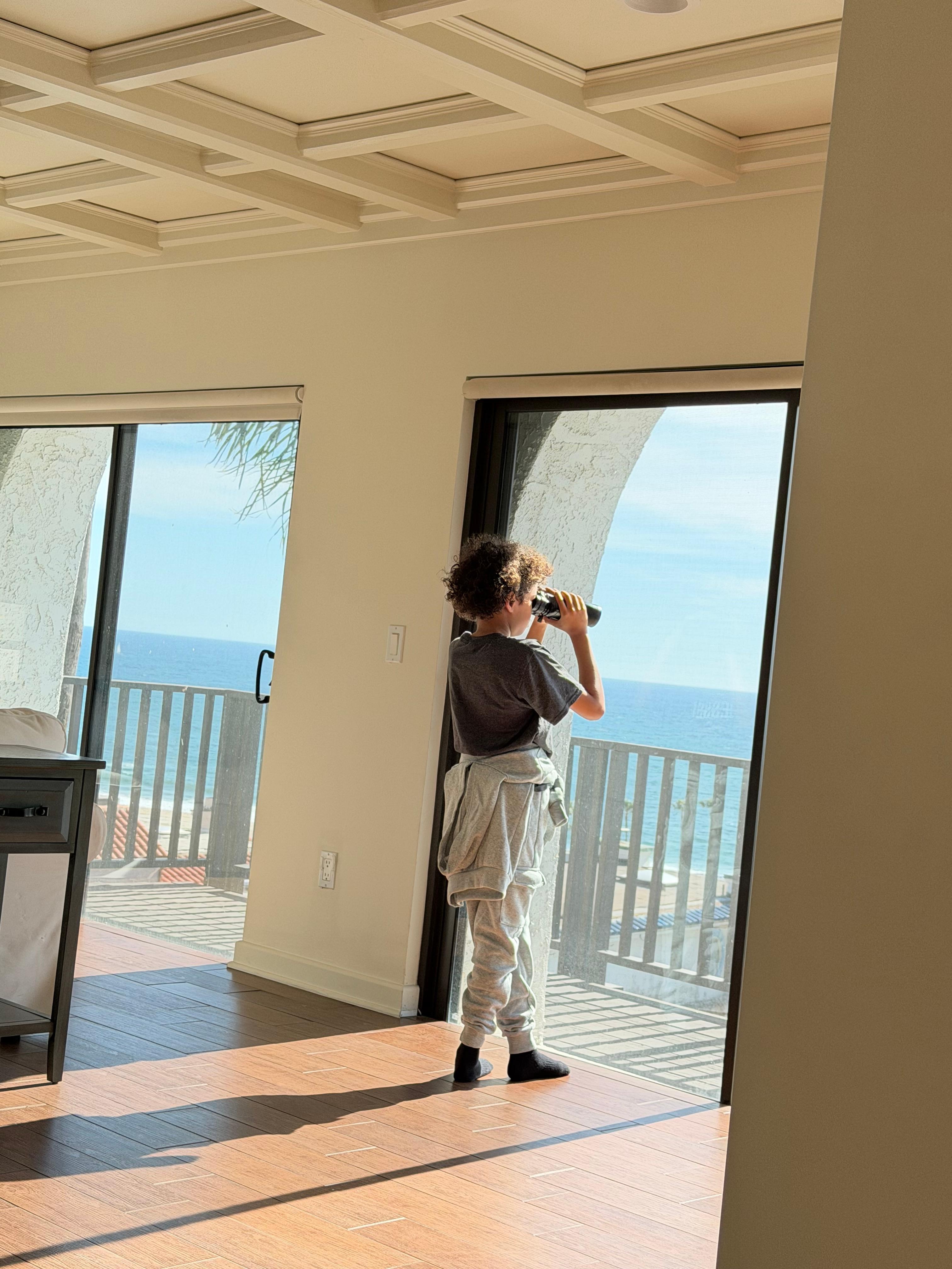 Great views! Spacious for all of us! 