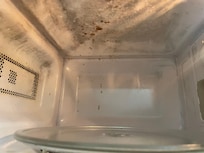 Inside of microwave