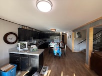 Entry into kitchen/living room from front door