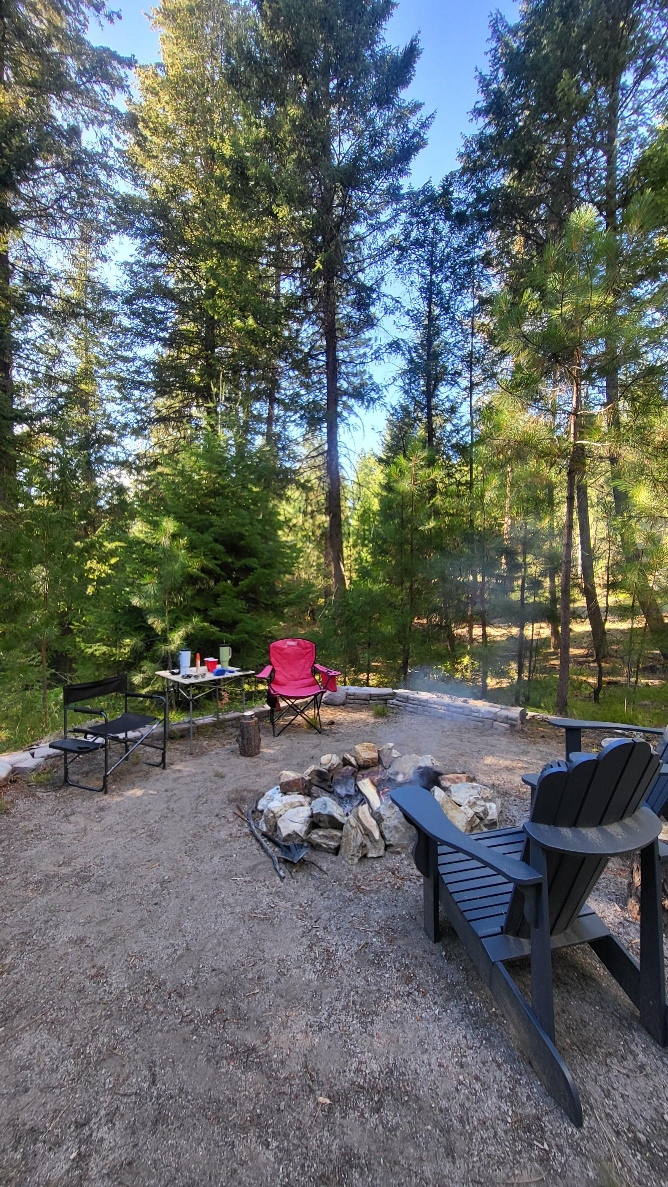 Chilling by the fire