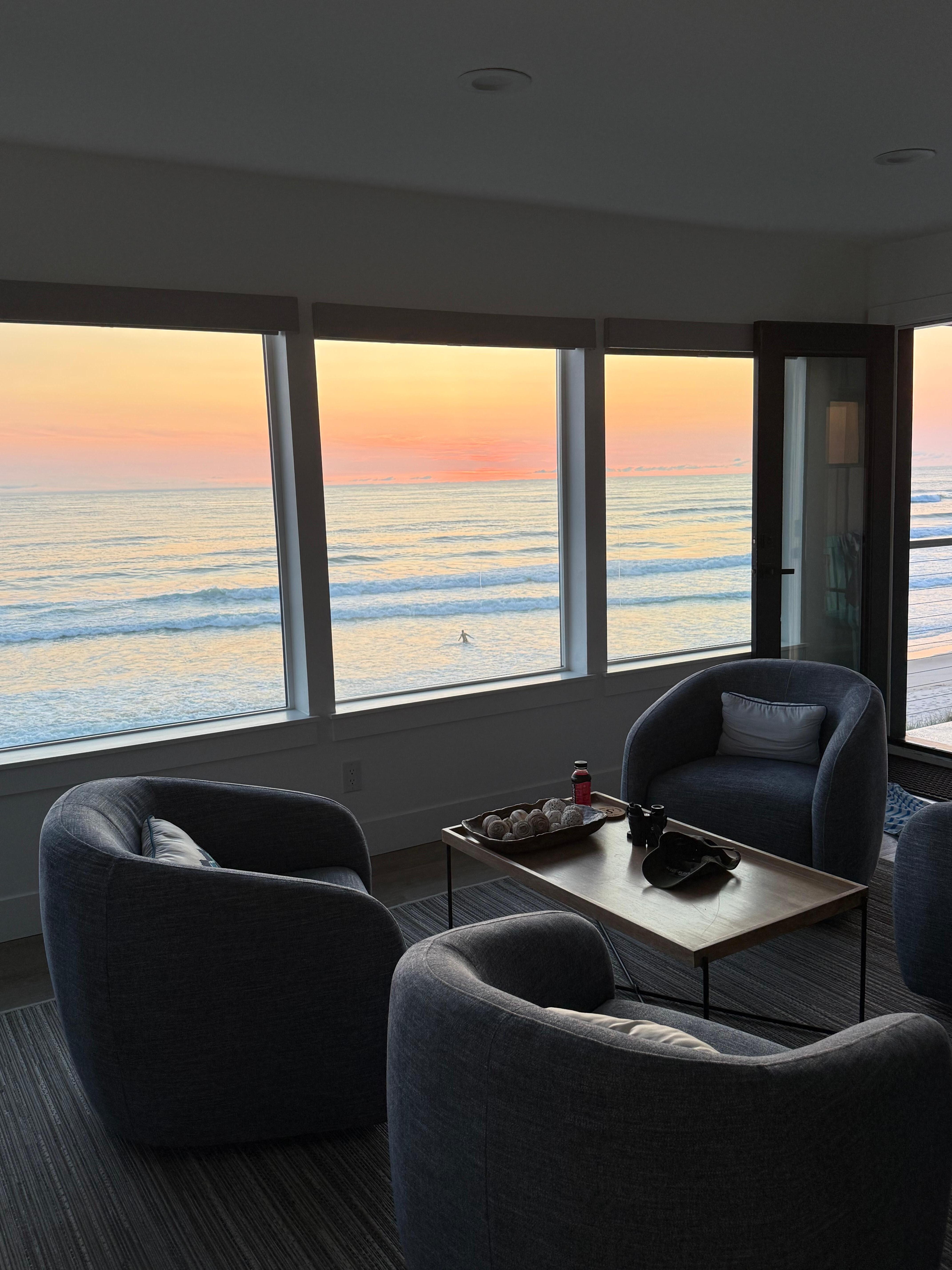 Gathering spaces with a view
