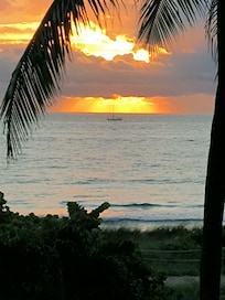 Sunrise from the balcony