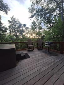 Outside view setting on the deck