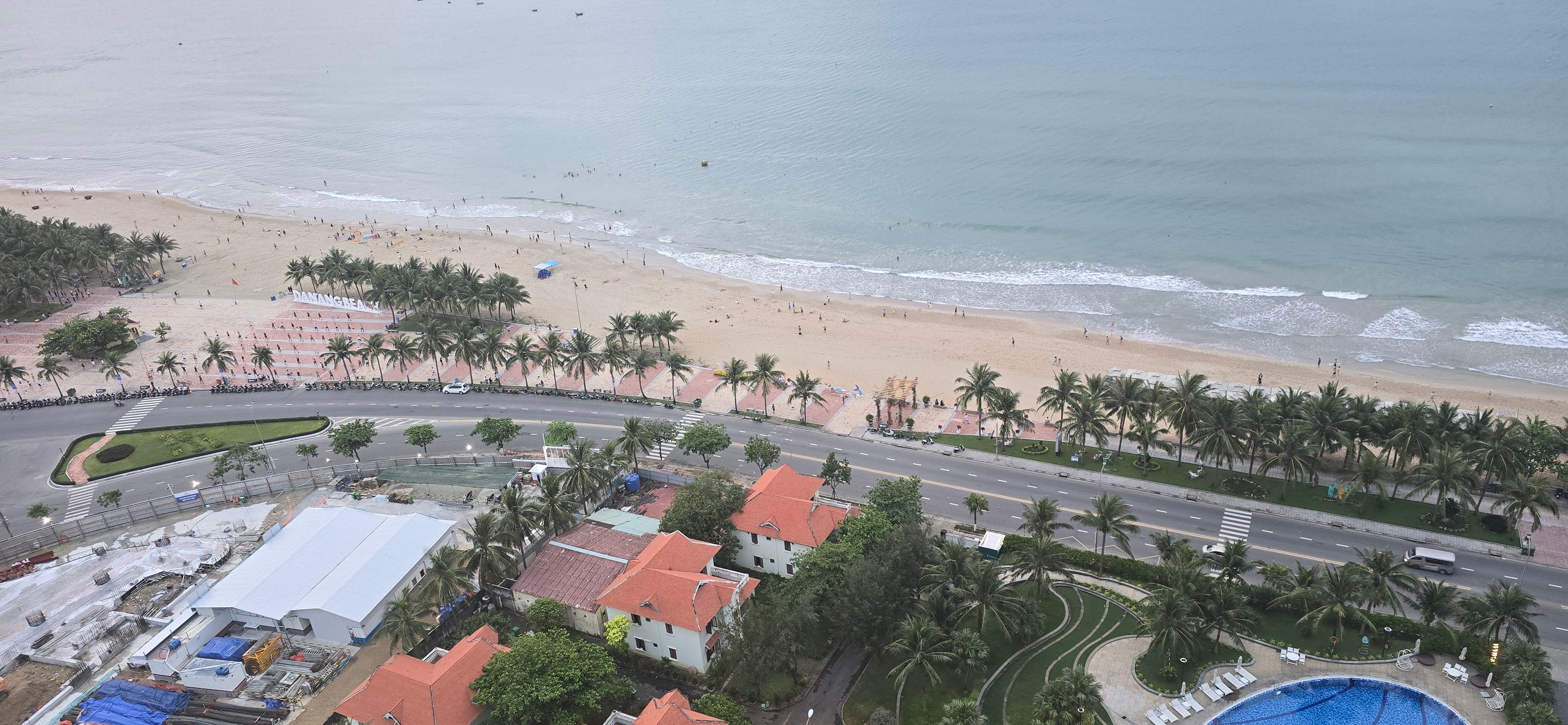 View from our balcony
