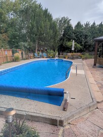 View from house. Pool just steps away.