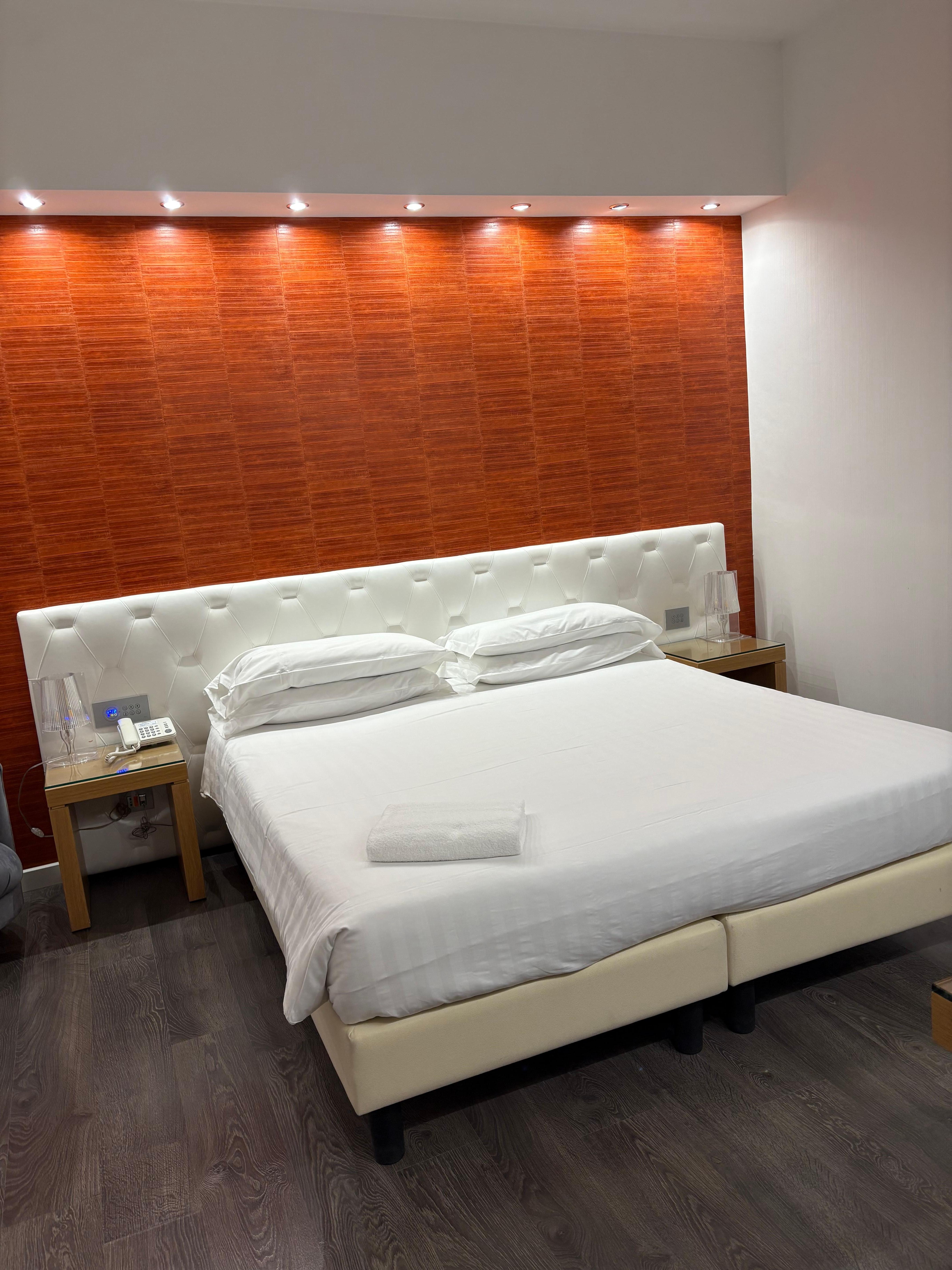 Quarto amplo e confortável 