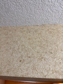 Wall above sink