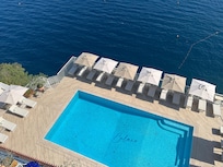 View of the pool from our suite