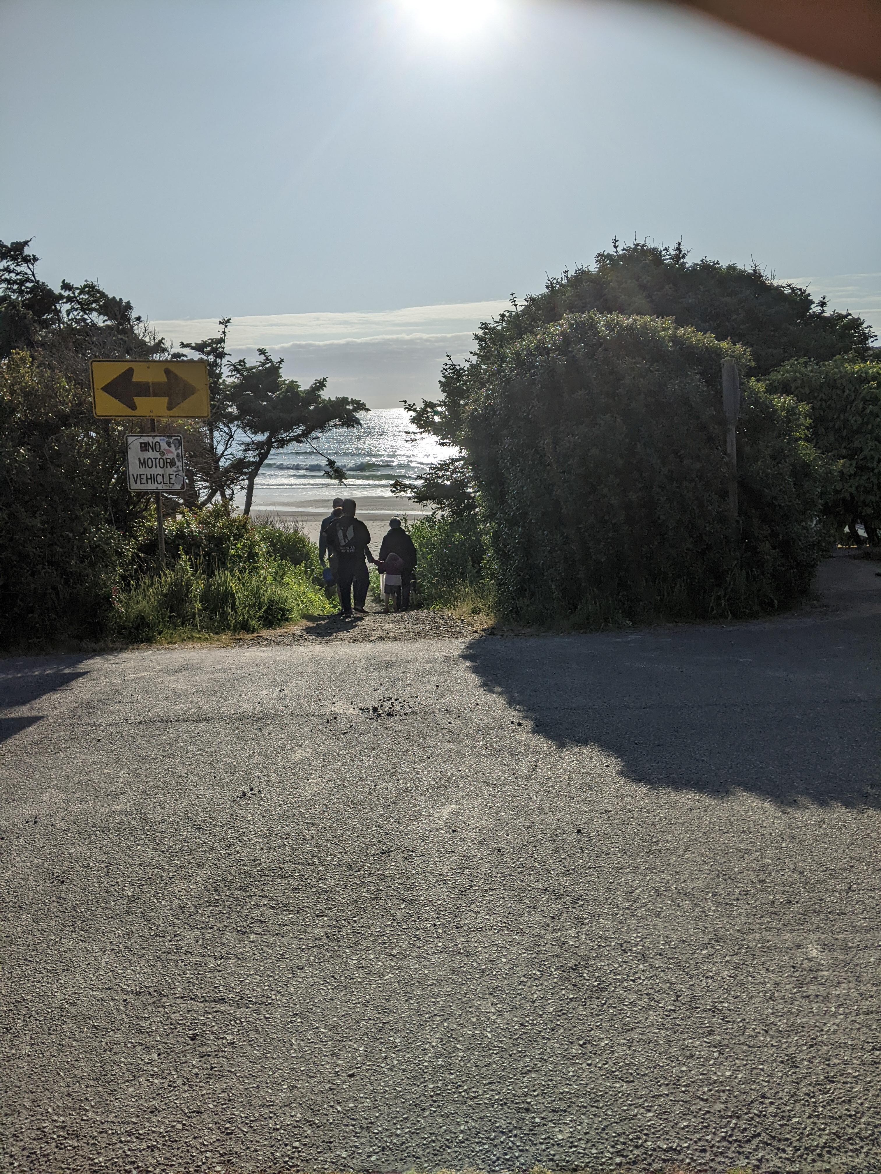 Beach access. 