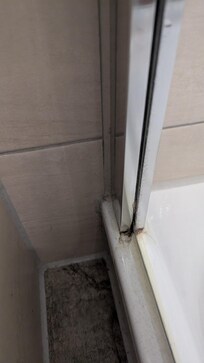 die Dusche nicht so toll