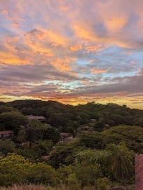 Amazing beach view sunset