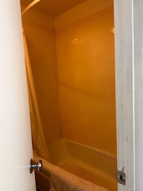 Bathtubs are old and worn