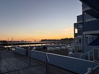 Beautiful sunset from the patio.