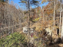 View of cottage from above