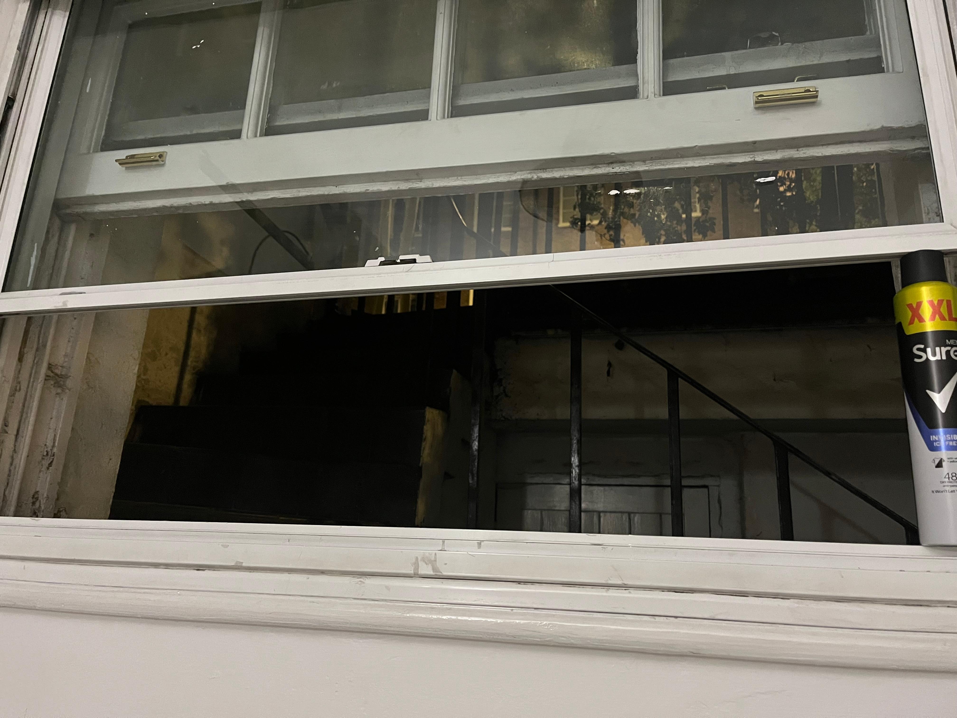 This was the only way to get air into the room 