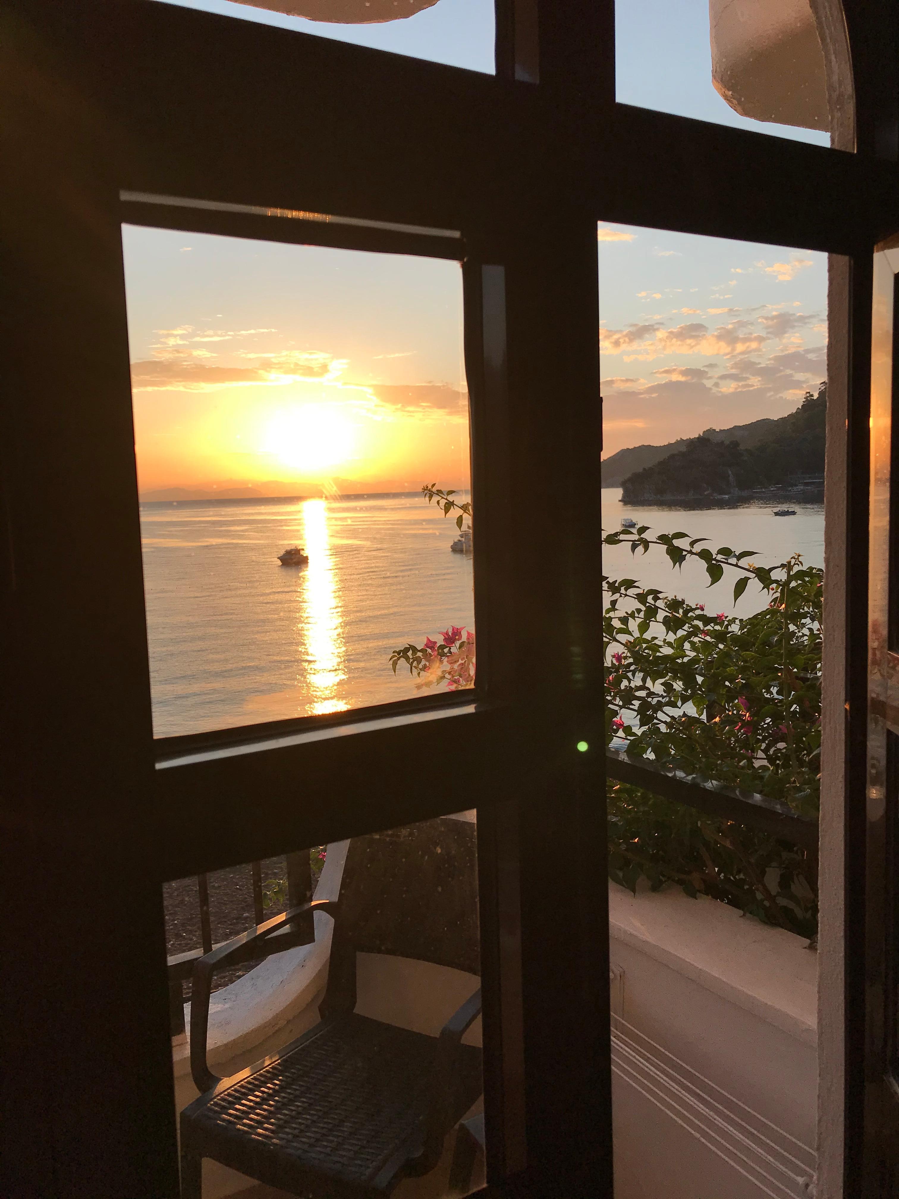 Sunrise from my balcony simply beautiful