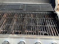 Grill at rental house.