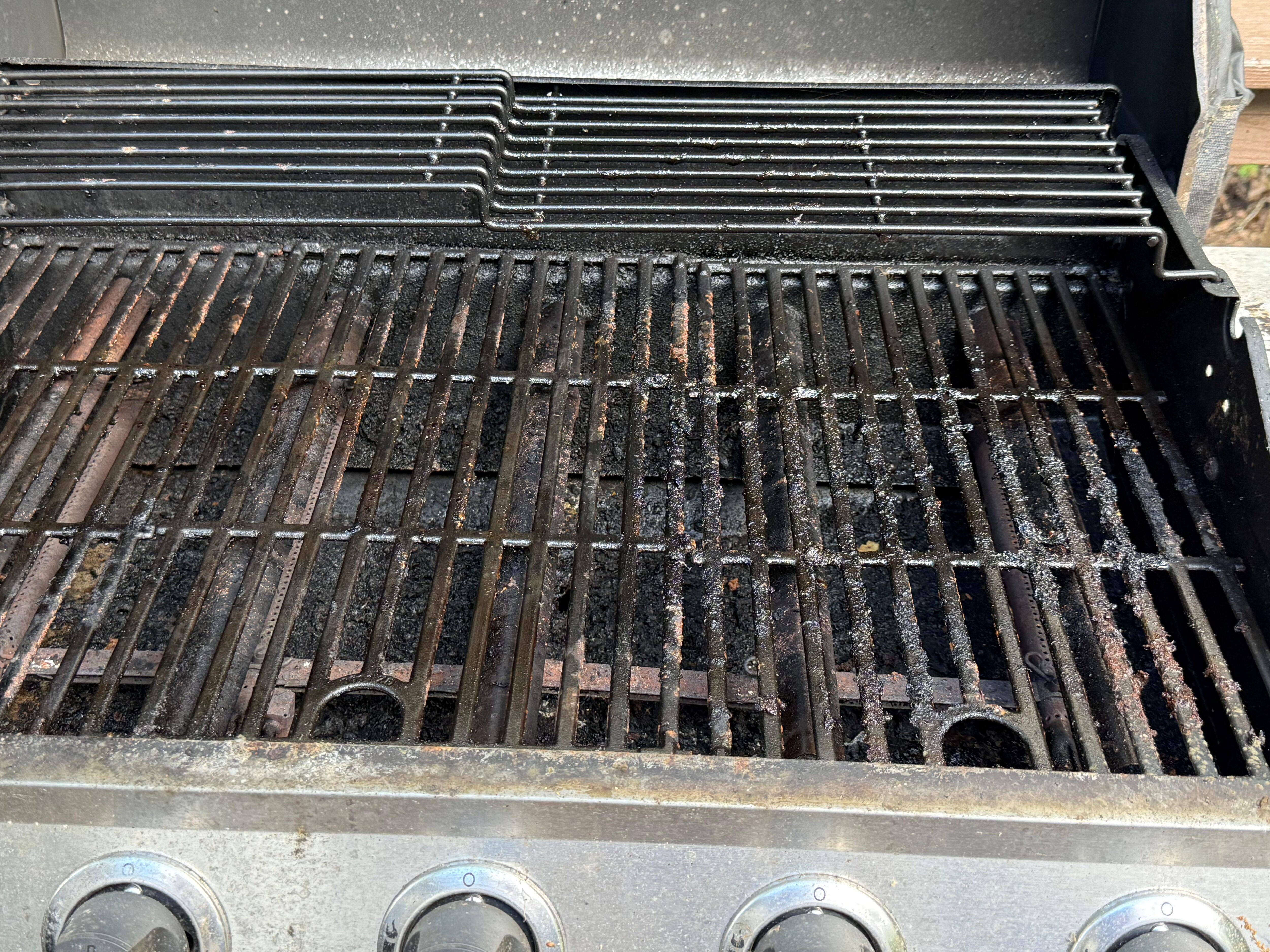 Grill at rental house. 